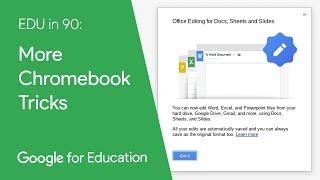 EDU in 90: More Chromebook Tricks