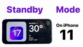 iOS 17 New Standby Mode - How to Use Standby Mode on iPhone 11 [Tutorial]