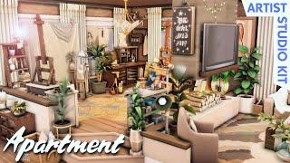 Artist's Apartment// The Sims 4: Artist Studio Kit // Speed Build // No CC