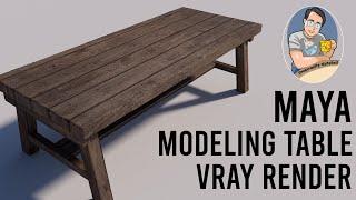 Maya | Modeling Tutorial | Beginner | Table