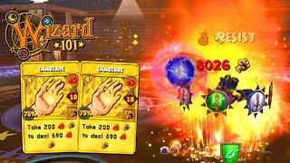 Wizard101 Level 170 Fire PvP: THE STRONGEST IMMOLATE EVER CAST.