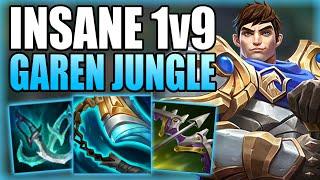 THE HIDDEN POWER OF GAREN JUNGLE ALLOWED ME TO 1v9 CARRY 3 LOSING LANES! - Guide League of Legends