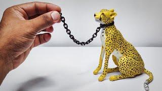 Clay Sculpting, Cheetah Making Out of Clay, Sculpting for beginners| Modelling clay, Clayart