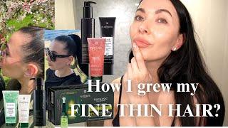 HOW I GROW MY FINE AND THIN HAIR? RENE FURTERER SERUMS AND MORE