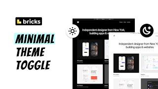 Minimal theme toggle in Bricks Builder