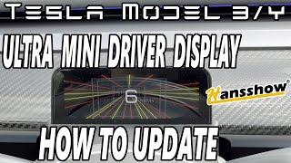 Tesla Model 3/Y - Ultra Mini Driver Display - How To Update