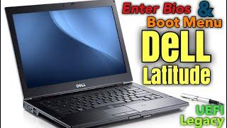 Enter Bios Setup On Dell Latitude, Legacy And UEFI Boot Mode