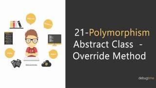 21 - C# Tutorial in Hindi and Urdu - Polymorphism - Abstract Class - Override Method