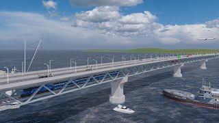 স্বপ্নের পদ্মা সেতু Padma Bridge 3d Animation