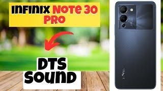 DTS Sound infinix Note 30 Pro || How to use DTS sound || DTS sound settings