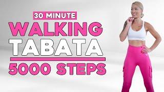 5000 STEPS IN 30 MIN AT HOME TABATA | Do it twice to get 10000 STEPS | Weight Loss Workout