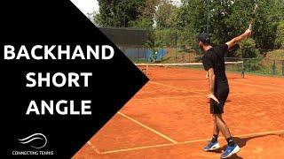 Tennis: Short Cross Court One Handed Backhand | Connecting Tennis