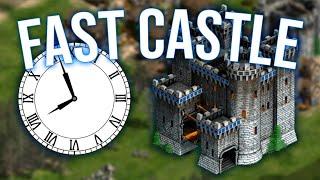 FAST CASTLE/Spezialeinheit Buildorder Tutorial! AoE2:DE