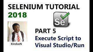 Selenuim Tutorial Step by Step - Part 5 : Import and Run Test Script on Visual Studio