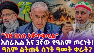 “እፀ በለሱ አቆጥቁጧል”እስራኤል እና 3ኛው የዓለም ጦርነት!ዓለም ልትጠፋ ስንት ዓመት ቀራት?