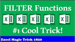 Excel FILTER Function to Extract Records Based on Items in a List. Excel Magic Trick 1820
