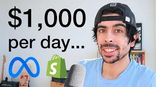 Simple $1,000/Day Meta Ads Shopify Strategy 2024