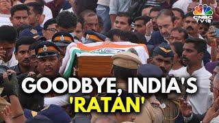 Ratan Tata's Last Rites Held With Full State Honours In Mumbai, Thousands Pay Tribute | N18V