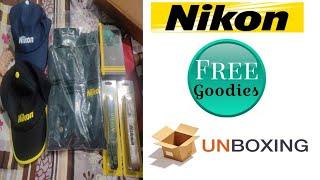 Nikon Free Goodies Unboxing / Unboxing Of All Free Products from Nikon School (Jacket, Straps)