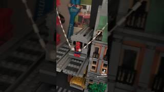 #lego #marvel #spiderman train scene moc for my marvel street #moc