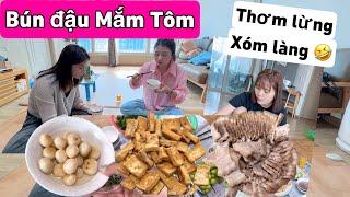 Em Trang Vào Vào Bếp Trổ Tài Món Ngon.Bún Đậu Mắm Tôm