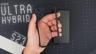 Samsung Galaxy S23 - Spigen Ultra Hybrid (Matte Black) Case Review