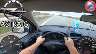 Opel Astra G 1.6 101 HP 1999 Acceleration & TOP Speed drive on German Autobahn @die_yoshi_crew