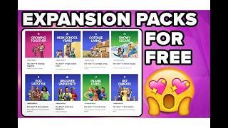 Sims 4 Free Download All DLC - How To Get Sims 4 Packs For Free 2023