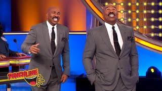 STEVE HARVEY DIES With Laughter At This Family Feud Answer!