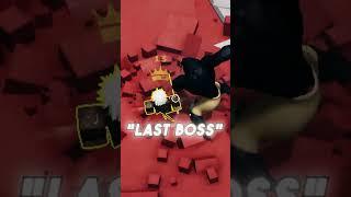 Last Boss Vs Final Boss #thestrongestbattlegrounds #tsb