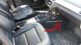 Mercedes W212 | Center Console Removal & Bracket Install