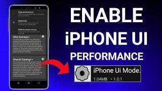 Enable iPhone Ui Smooth Performance | Max FPS Fix Lag - No Root
