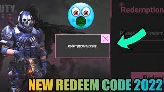 New Working Redeem code 2022 | cod mobile Redeem code | codm Redeem code Garena 2022