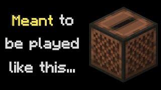 The RIGHT Way To Play The Minecraft OST!