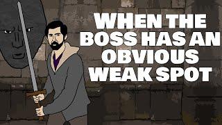 When the Boss has an Obvious Weak Spot | Animation