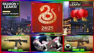 *New* Season 1 Leaks 2025!  Year of the Snake + Gundam Collaboration & New XM4 Mythic!