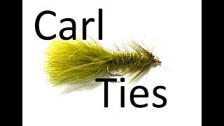 Carl ties a wolly bugger