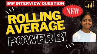 How to calculate Rolling/moving average for 12 months in Power BI | Real time scenario in Power BI