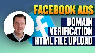 Facebook Ads Domain Verification html File Upload