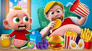 Don't Overeat Song - Learn About Healthy Food - Baby Songs - Kids Song & Nursery Rhymes