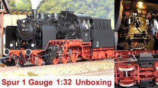 Unboxing Class 24 in 1:32 Gauge1 from Kiss/BMB BeesModellBahn - Steam locomotive 24 061 Review