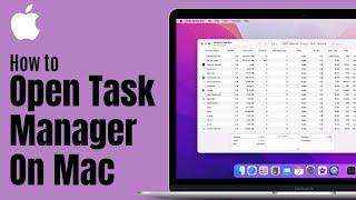 How To Open Task Manager On Mac