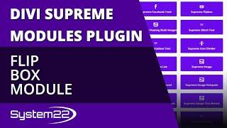 Divi Supreme Modules Flipbox Module 