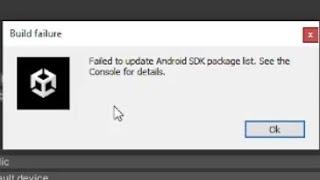 How to Solve Falied to update android SDK  package list