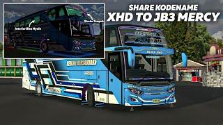 SHARE KODENAME XHD TO JB3 MERCY LAMPU INTERIOR+STROBO TUMPUK || BUSSID V3.6.1