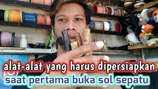 ALAT-ALAT YANG DI BUTUHKAN SAAT BUKA USAHA SOL SEPATU