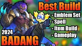 BADANG BEST BUILD 2024 | TOP 1 GLOBAL BADANG BUILD | BADANG - MOBILE LEGENDS | MLBB (Part 2)