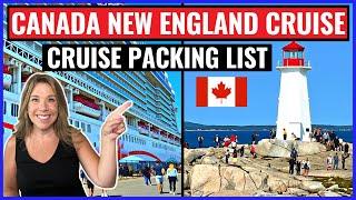 WHAT TO PACK FOR A CANADA & NEW ENGLAND CRUISE - 10 Must-Have Cruise Essentials