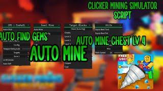 Clicker Mining Simulator Script CodeX fluxus | Roblox NixScripts