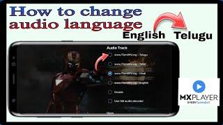 How to change audio language in mx player to watch movies // movie max//